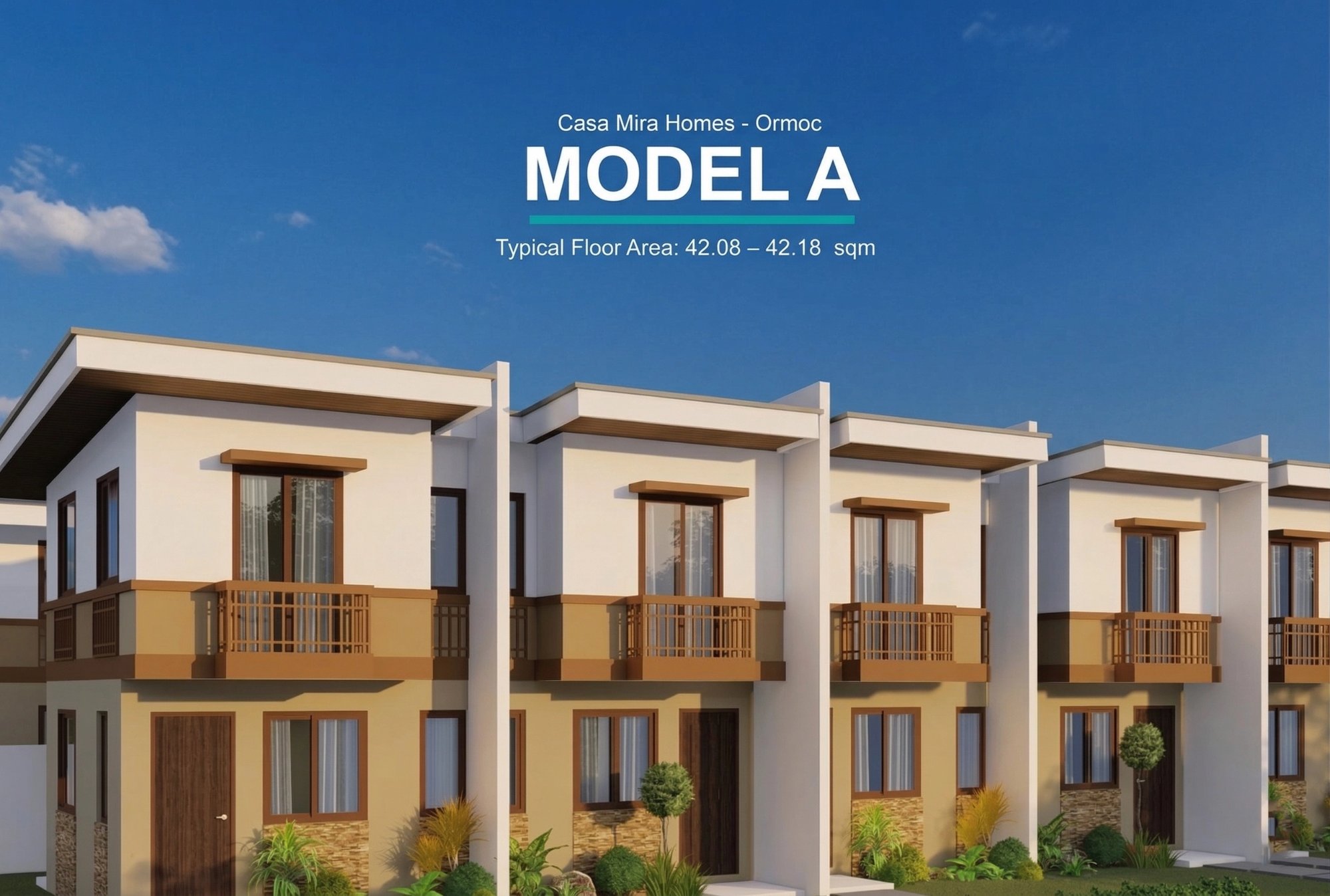 Casa Mira Prime Ormoc Model A townhouse floor plan