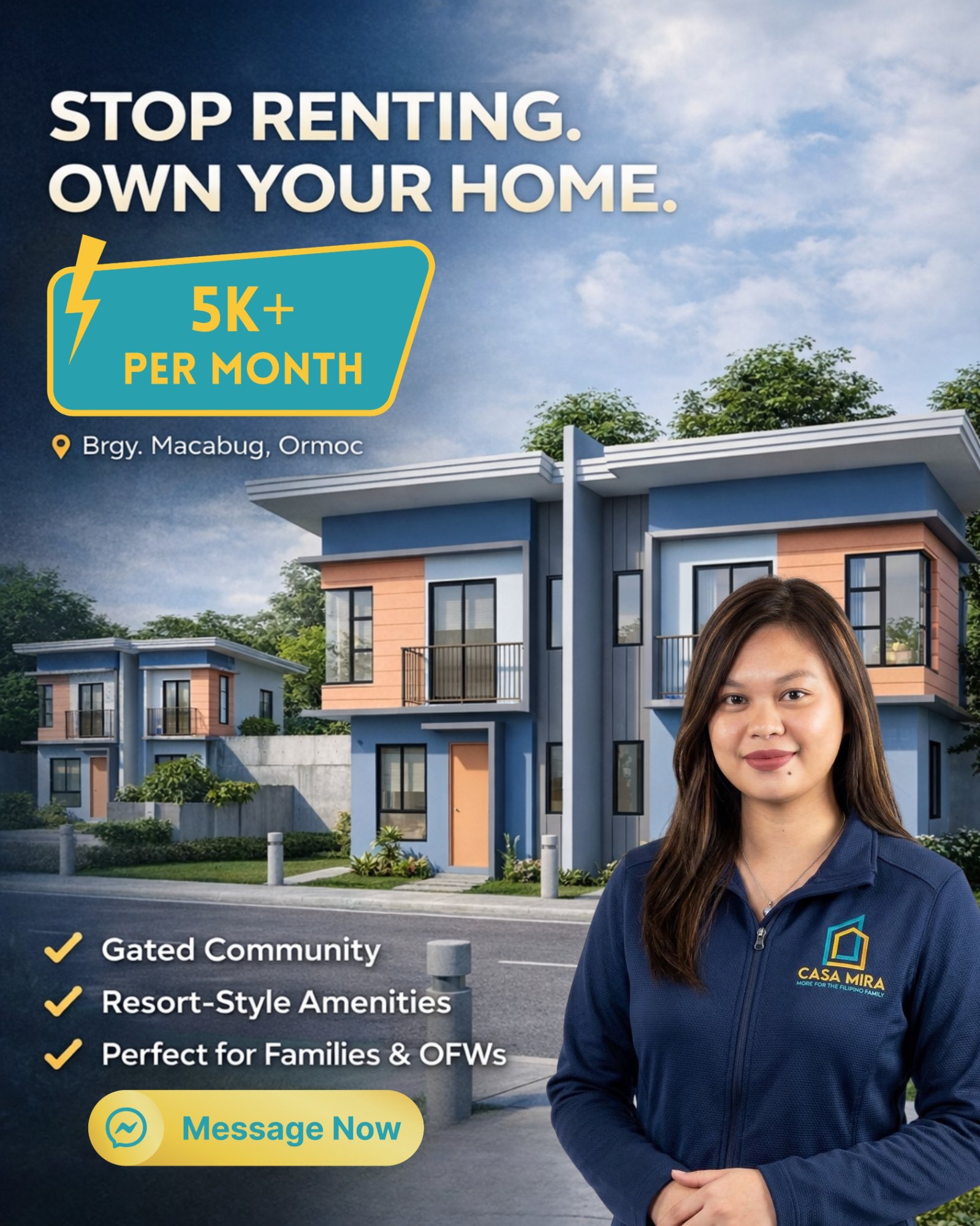 Casa Mira Prime Ormoc - Stop Renting Own Your Home